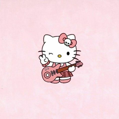 Coquette Kitty, Hello Kitty Guitar, Emotionally Numb, Hello Kitty Imagenes, Hello Kitty Wallpaper Hd, Pink Wallpaper Hello Kitty, Images Hello Kitty, Hello Kitty Tattoos, Walpaper Hello Kitty