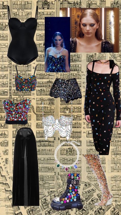 bejeweled tour outfit #style #swiftie #taylornation #outfitinspo #erastour #erastouroutfits #bejeweled #tiktok Bejeweled Outfit Ideas, Bejeweled Outfit, Taylor Swift Bejeweled, Taylor Swift Costume, Eras Outfits, 21st Birthday Outfit, Taylor Swift Music Videos, Era Tour, Concert Attire