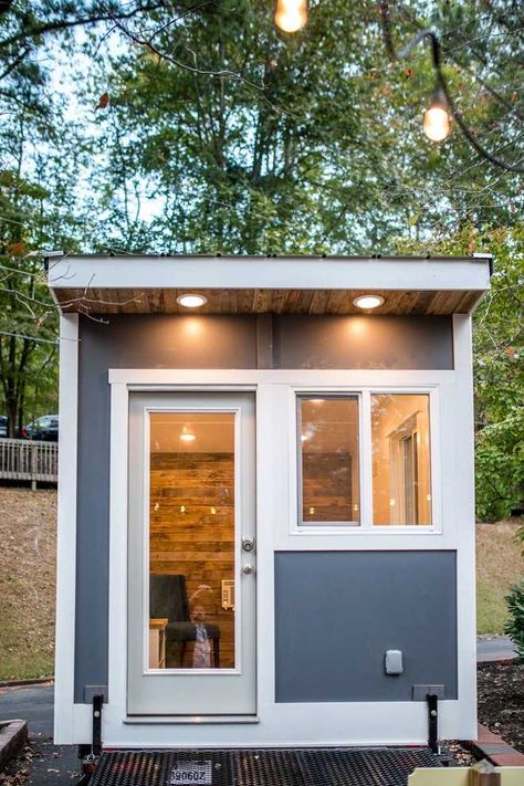 Office Shed Ideas, Office Sheds Backyard, Outdoor Office Shed, Terrace Office, Home Office Shed, Small Garden Office, Simplified Life, Backyard Office Shed, Sheds Ideas Backyard