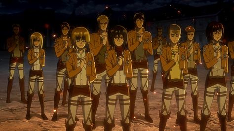 Attack on Titan ~~ Jean among the new Survey Corps members. Matched into pairs each and every one of them... except... :: Jean without Marco Aot Funny, Survey Corps, Attack On Titan Funny, Anime Meme, Blue Exorcist, Eren Jaeger, Noragami, Levi Ackerman, Attack On Titan Anime