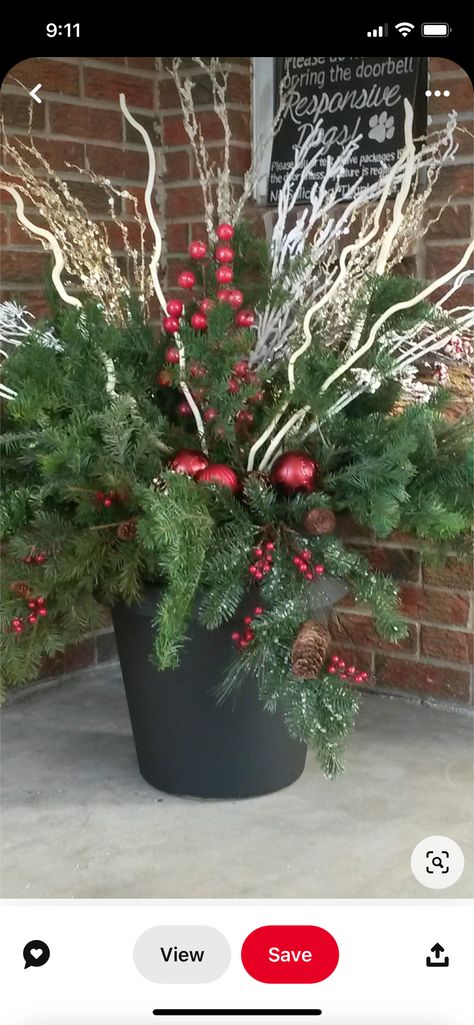 Holiday Pots, Holiday Urn, Christmas Plant, Christmas Urns, Christmas Pots, Christmas Plants, Urn Planters, Plant Pot, Green Plants