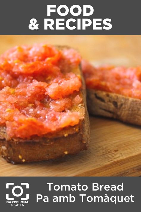 Italian Bread With Tomatoes, Tomato And Bread Appetizer, Tomato On Bread Appetizer, Tomato Mozzarella Foccacia Bread, Catalan Tomato Bread, Barcelona Sights, Tomato Bread, Barcelona Food, Cheese Bread