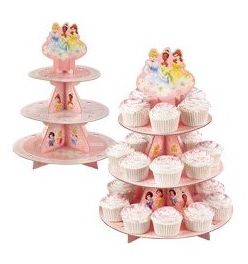 Disney Cupcake Stand Disney Princess Party Supplies, Cardboard Cupcake Stand, Disney Princess Cupcakes, 3 Tier Cupcake Stand, Princess Cupcake, Cupcake Supplies, Treat Stand, Disney Princess Birthday Party, Princess Cupcakes