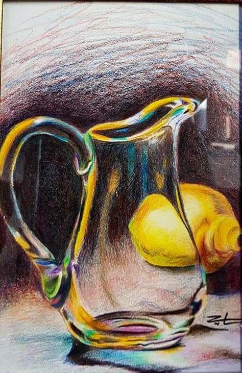 Colored pencils 2018 Still Life Images To Draw, Still Life In Pencil, Vimal Chandran, Pencil Colour Painting, Colored Pencil Artwork Ideas, Colored Pencil Art Projects, Abstract Pencil Drawings, Still Life Artists, Colouring Pencils