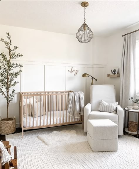 Nursery Window Treatments, Baby Nursery Inspiration, Baby Room Neutral, Nursery Room Design, Girl Nursery Room, Baby Room Inspiration, Baby Boy Room Nursery, Nursery Room Inspiration, Baby Room Design