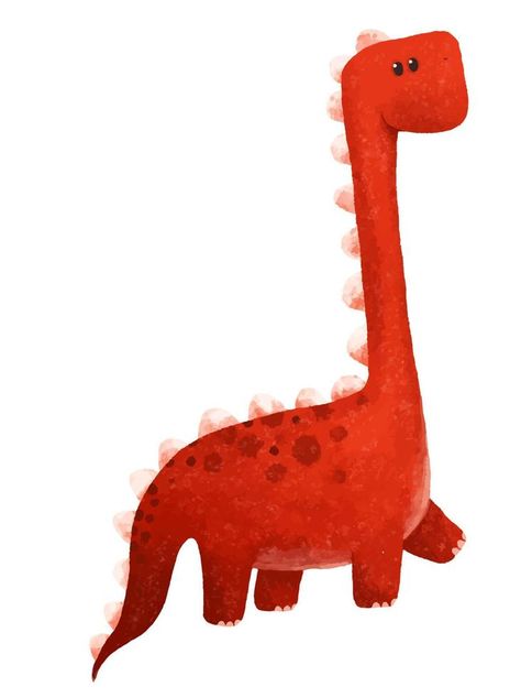 cute funny color dino, dinosaur illustration, dino design, childish art, design print for nursery Red Dinosaur Aesthetic, Dinosaur Aesthetic, Red Dinosaur, Dino Design, Vector Animation, Dinosaur Posters, Dinosaur Illustration, Print Design, Art Design