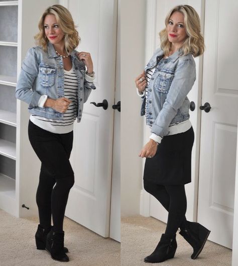 Black Wedge Booties Outfit, Wedge Booties Outfit, Booties With Skirt, Wedge Boots Outfit, 80 Outfits, Tight Outfits, Melinda Gordon, Wedges Outfit, Outfit With Wedges