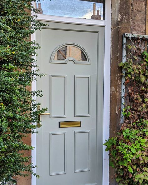 Upvc Front Door Makeover, Upvc Door Makeover, Painted Upvc Front Door, Painted Upvc Door, Upvc Front Door, Upvc Door, Kerb Appeal, Swedish Cottage, Front Door Makeover