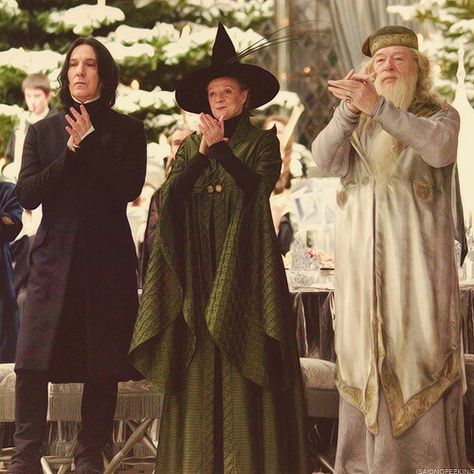 Severus Snape, Minerva McGonagall, Albus Dumbledore Snape Dumbledore And Minerva, Albus Dumbledore Minerva Mcgonagall Severus Snape, Dumbledore Mcgonagall Snape, Snape Mcgonagall Dumbledore, Dumbledore Snape And Mcgonagall, Dumbledore X Mcgonagall, Snape Mcgonagall, Mcgonagall Aesthetic, Severus Sneep