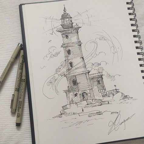 ✨🖤 lighthouse . . #art #artist #fyp #explore Light House Drawing Sketches, Light House Drawing, Lighthouse Sketch, Lighthouse Drawing, Lighthouse Art, House Drawing, Light House, June 15, I Made It