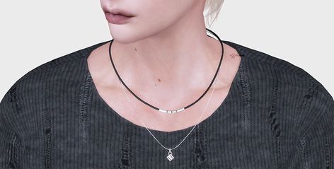 🔻 in game (with. HQ)🔻 reference [x] [EGGSIMS] necklace 15_TS4 One package with 3 versions of different heights merged male / teen+ category : necklace new mesh / all LODs / 4640 polygons 5… Male Accessories Sims 4 Cc, Sim4 Cc, Male Teen, Ts4 Clothes, Sims4 Cc, Ts4 Cc, Cc Finds, Men's Necklace, Maxis Match