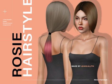 The Sims Resource - LeahLillith Rosie Hairstyle Zendaya Hair, Sims 3 Cc Finds, Sims 3 Mods, Night Hairstyles, Sims 4 Cc Folder, Sims Hair, Sims 4 Mods Clothes, Sims Community, Sims 4 Cc Finds