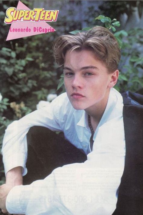 14 Vintage Leonardo DiCaprio Posters that Will Kill You Dead - Cosmopolitan.com Leonardo Dicaprio Romeo, 70’s Hair, Sean Leonard, Leonardo Dicaprio 90s, Young Leonardo Dicaprio, Hollywood Men, Ingrid Bergman, Leo Dicaprio, Wallpaper Collage