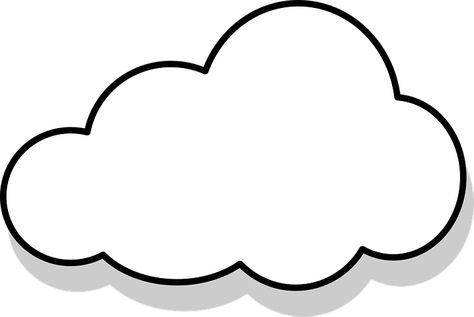 Over 1,000 Free Cloud Vectors - Pixabay - Pixabay Cloud Outline, Cloud Template, Cloud Stencil, Desain Quilling, Cartoon Clouds, Cloud Vector, Free Cloud, Free Clipart Images, Grey Clouds