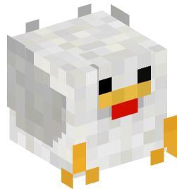 Chicken — 351 — Minecraft head Chicken Minecraft, Minecraft Chicken, Minecraft Heads, Skin Minecraft, Minecraft 1, Pet Chickens, Minecraft Skin, The Game, Minecraft