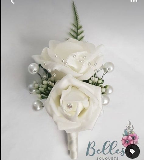 Mother Of The Bride Flowers, Mother Of Bride Corsage, Pin Corsage, Olive Wedding, Bella Wedding, Wedding Corsage, Light Blue Wedding, Artificial Flowers Wedding, Ivory Roses