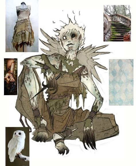 Moss Character Design, Uncanny Valley Character Design, Unique Dnd Characters, Simic Hybrid Dnd, Archfey Art, Shapeshifter Character Design, Fae Art, Make A Character, Random Images