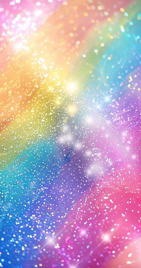 Rainbow Background Wallpapers, Pastel Rainbow Aesthetic, Pastel Rainbow Background, Rainbow Wallpaper Backgrounds, Pink Glitter Background, Glitter Phone Wallpaper, Sparkles Background, Iphone Wallpaper Glitter, Rainbow Watercolor