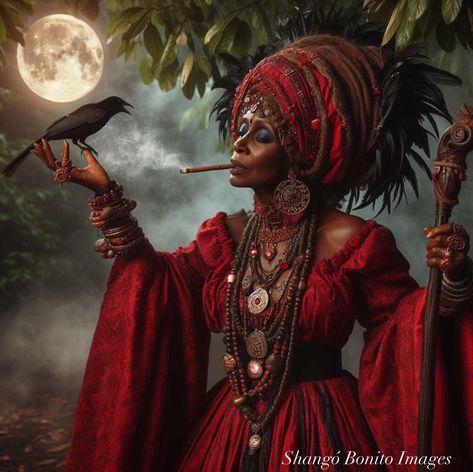 Afrofantasy Art, Angela Bassett Marie Laveau, African Moon Goddess, Witch Black Woman, African Witch Aesthetic, Curandera Aesthetic, Black Witches Aesthetic, Desert Witch Aesthetic, Witch Ritual Aesthetic