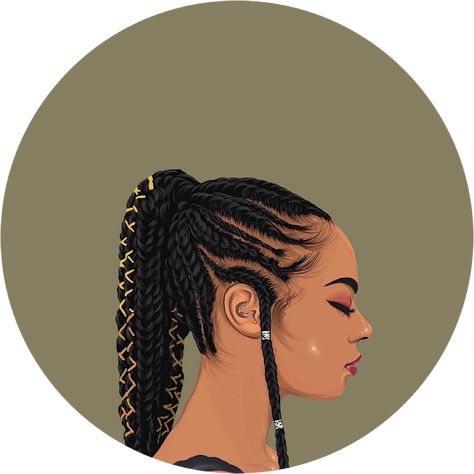 Braids Illustration, Afro Hair Art, Good Morning Posters, How To Draw Braids, Best Nature Images, Natural Hair Art, Hair Logo, Pretty Wallpapers Tumblr, Salon Art