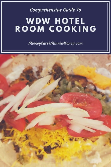 Everything you need need to know about saving money and cooking in your hotel room Disney Breakfast In Hotel Room, Hotel Room Cooking, Disney Hotels Room, Hotel Meals, Disney Breakfast, Slow Cooker Cinnamon Rolls, Disney Hotel, Rice Cereal Treats, Disney Money