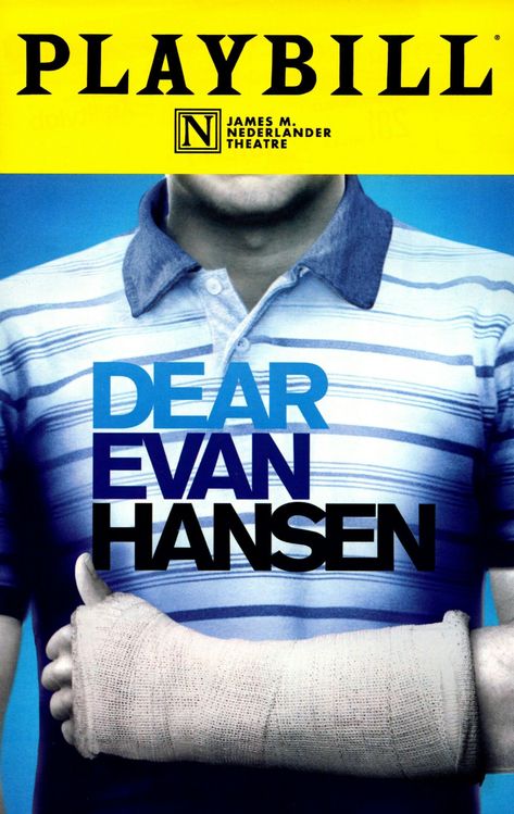 Playbill for the 2019 Chicago Engagement of the musical "Dear Evan Hansen," which played from February 12th thru March 10th of that year at the newly renamed Nederlander Theatre (I saw the show on February 20th). On the day I saw the show, the cast included Stephen Christopher Anthony, Maria Wirries, Maggie McKenna, Jessica Phillips, Christiane Noll, Marrick Smith, Aaron Lazar, and Jared Goldsmith. North American Tour. Dear Evan Hansen Broadway, Dear Evan Hansen Book, Dear Evan Hansen Musical, Broadway Playbills, Connor Murphy, Kid N Play, Broadway Nyc, Chicago Tours, Chicago Engagement