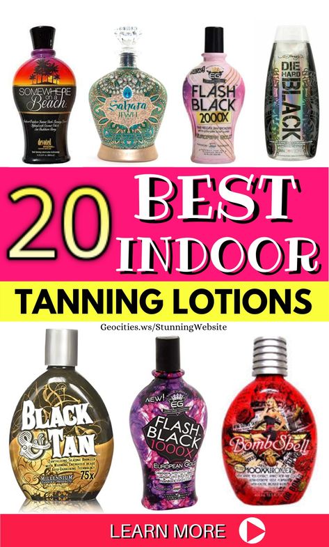 Top 20 Best Tanning Lotions for Indoor Use - My Stunning Website Tanning Bed Lotion Best, Best Indoor Tanning Lotion, Tanning Bed Tips, Designer Skin Tanning Lotion, Dark Tanning Lotion, Indoor Tanning Lotion, Healthy Tan, Tanning Bed Lotion, Best Tanning Lotion