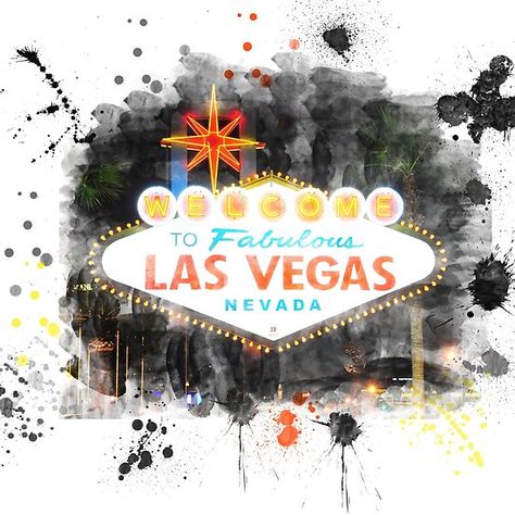 Lights Tattoo, Welding Hood, Welding Hoods, Vegas Lights, Vegas Theme, Las Vegas Sign, Artsy Ideas, Vegas Sign, Watercolour Design