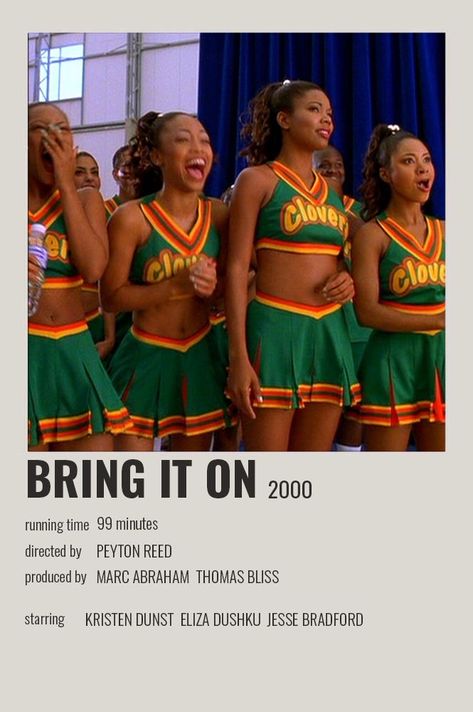 Bring It On Movie, Black Love Movies, Movie Character Posters, Movies To Watch Teenagers, Iconic Movie Posters, Movie To Watch List, New Movies To Watch, Girly Movies, Film Posters Minimalist