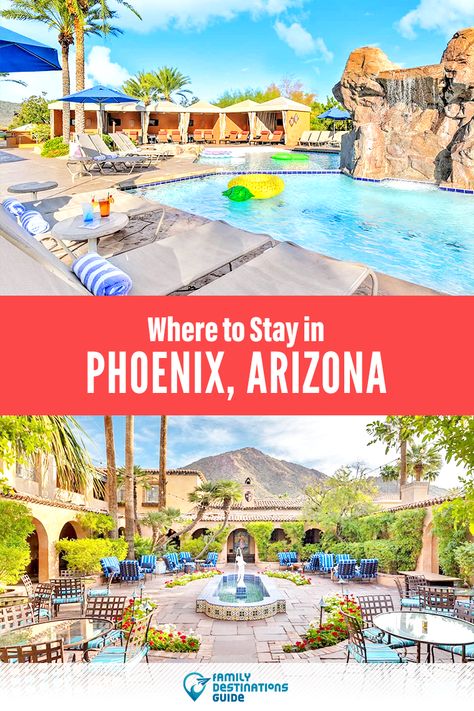 Where To Stay In Phoenix Az, Phoenix With Kids, Phoenix Vacation, American Travel Destinations, Grand Canyon Arizona, Us Travel Destinations, Family Destinations, Stay Overnight, Fun Places To Go