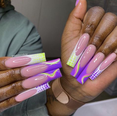 Nail Goals, Sky Nails, Star Nail Art, Glamour Nails, Dope Nail Designs, Exotic Nails, Acrylic Nails Coffin Pink, Long Acrylic, Nail Tattoo