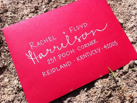 Address Labels & Etiquette | Wine & Paper Wedding Invitation Envelopes Address, Handwritten Wedding Invitations, Hand Lettering Envelopes, Handwritten Wedding, Addressing Wedding Invitations, Calligraphy Envelope, Invitation Calligraphy, Trendy Wedding Invitations, Diy Envelope