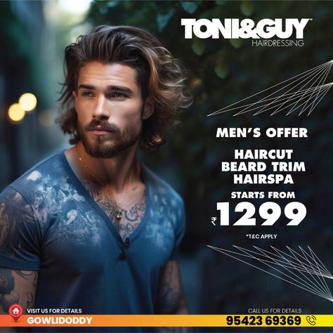 "🕺 Calling All Gents! Elevate Your Style with Our Ultimate Men's Offers! 💈✨ Gentlemen, it's time to treat yourselves to a grooming experience like no other at Toni & Guy Financial District! Introducing our exclusive Men's Offers designed to give you that dapper look and a boost of confidence. 💇‍♂️💆‍♂️ . #MensGrooming #SalonSophistication #GentlemansChoice #ConfidenceInEveryCut #toniandguy #toniandguyfinancialdistrict Toni And Guy, Financial District, Beard Trimming, Social Media Design Graphics, Design Graphics, Media Design, Men's Grooming, Elevate Your Style, Social Media Design