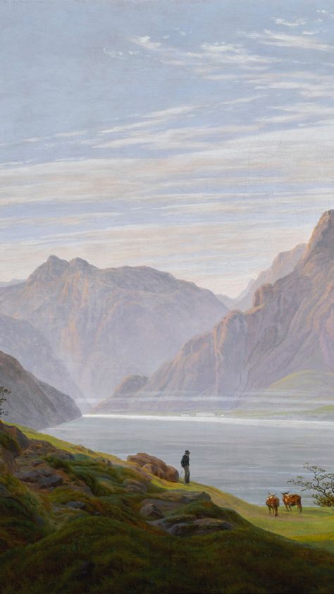 by Casper David Friedrich German Romanticism Art, David Casper Friedrich, Casper David Friedrich Paintings, Casper Friedrich, Romanticism Movement, Casper David Friedrich, Caspar David Friedrich Paintings, Casper David, Romanticism Paintings