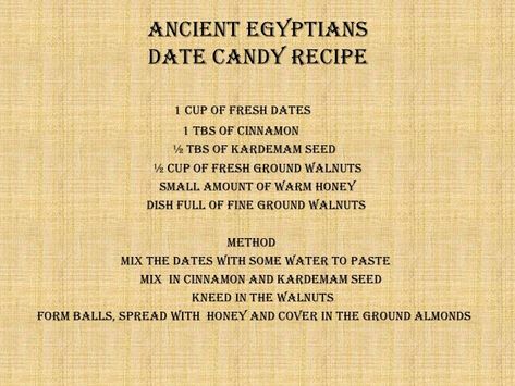 Ancient Egyptian Food, Date Candy, Fresh Dates, Ancient Recipes, Hazelnut Cake, Candied Orange Peel, Egyptian Food, Candy Recipe, Date Recipes