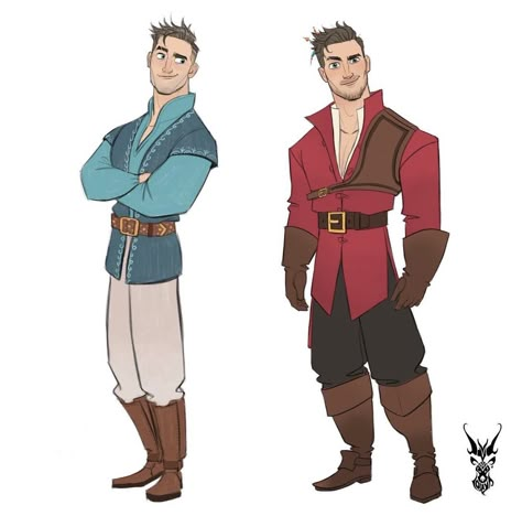 Prince Charming Character Design, Prince Character Design, David Ardinaryas Lojaya, David Ardinaryas, Prince Cartoon, Prince Drawing, Character Art Ideas, King Cartoon, Male Cartoon Characters