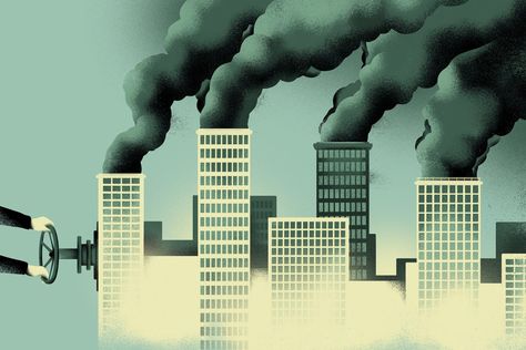 Sébastien Thibault / Le Devoir / Canada is aiming for carbon neutrality by 2050 | Anna Goodson Illustration Agency St Cuthbert, Levels Of Government, Greenhouse Effect, Scientific Discovery, Illustration Agency, Main Theme, Water Purification, Green Lifestyle, Environmental Issues