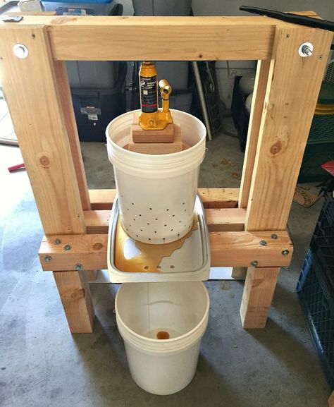 How to Make Apple Cider with a DIY Press                                                                                                                                                                                 More Diy Cider, Apple Cider Press, Diy Apple Cider, Homemade Cider, Making Apple Cider, Apple Press, Best Apple Cider, Cider Press, Diy Apple