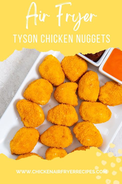 Tyson Chicken Nuggets Burger King Chicken Nuggets, Chicken Nugget Dipping Sauce, Chicken Nuggets And Fries, Cheap Air Fryer, Nuggets And Fries, Fries In Air Fryer, Tyson Chicken, Frozen Chicken Recipes, Frozen Chicken Nuggets