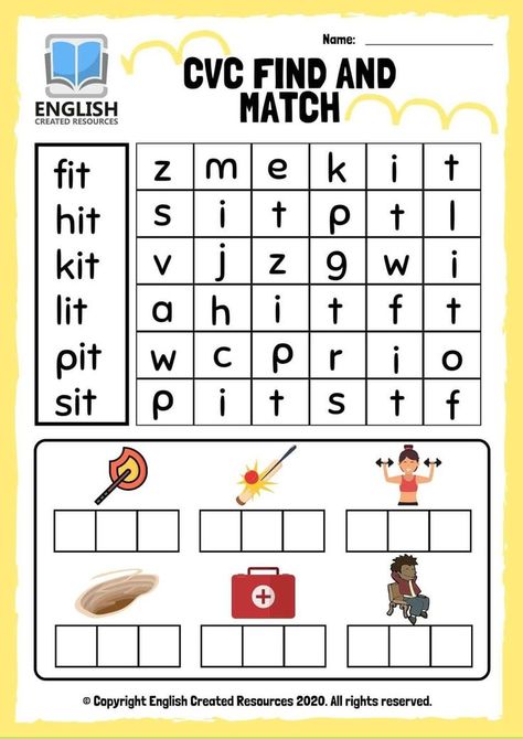 Addition Worksheet For Kindergarten, Apple Addition, Phonics Rhymes, English Created Resources, Word Puzzles For Kids, Phonics Reading Passages, Addition Worksheet, Phonics Worksheets Free, Cvc Words Worksheets