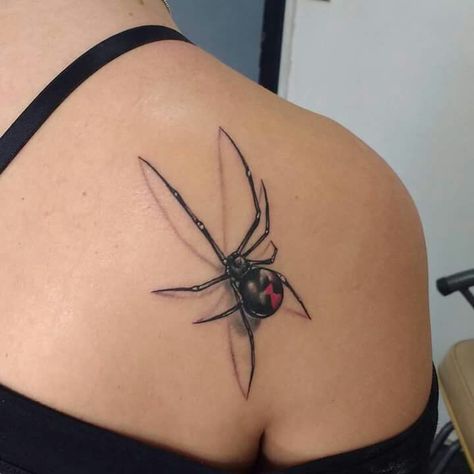 190+ Black Widow Tattoo Designs With Meaning (2022) - TattoosBoyGirl Black Widow Spider Tattoo, 3d Spider Tattoo, Widow Tattoo, Tato 3d, Spider Tattoos, Black Widow Tattoo, Mangas Tattoo, Spider Web Tattoo, Belly Tattoo