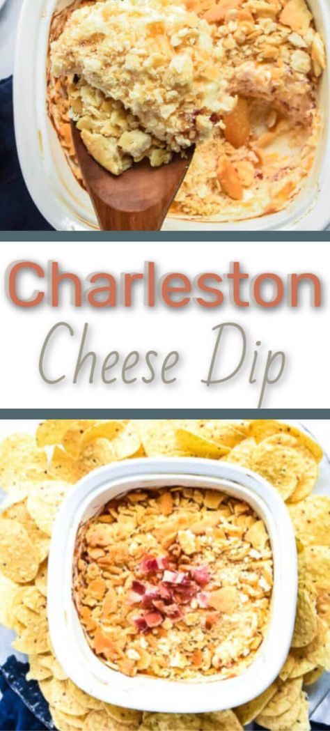 Charleston Cheese Dip, Bacon Cream Cheese Dip, Pimento Cheese Dip Recipe, Southern Recipes Dinner, Southern Party, Southern Cornbread Recipe, Pimento Cheese Dip, Best Party Appetizers, Chili Cheese Dips