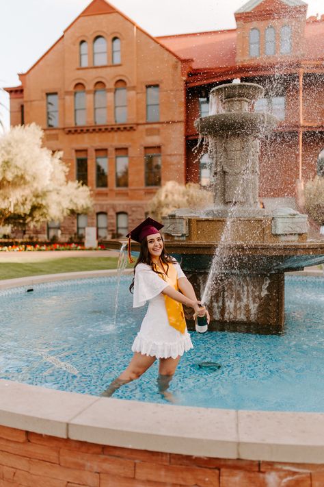 ASU, Arizona State University, tempe, arizona, desert, senior, aopii, class of 2021, class of 2022, 2023, tassle, grad, cap, gown, stole, asu fountain, phoenix, cacti, posing, senior portraits, pictures, 2023 Senior Pictures, College Graduation Photography, College Grad Pictures, Outdoor Senior Pictures, Senior Photography Inspiration, Senior Photo Ideas, Grad Photography, College Graduation Photos, Senior Photography Poses