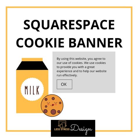 What’s a cookie banner? Find out why you’re seeing these everywhere now, and how to create one for your Squarespace website.  Read more on my blog:  https://www.lessstressdesign.com/blog/the-squarespace-cookie-banner  #lessstressdesign #angelameredithdesign #squarespace #cookiebanner #cookiebannerdesign #cookiebannersquarespace #websitedesign #cookiepolicy #squarespacetips #squarespacedesign Squarespace Tips, Squarespace Design, Squarespace Website, Banner Design, Cookies Et Biscuits, My Blog, Are You The One, Read More, Website Design