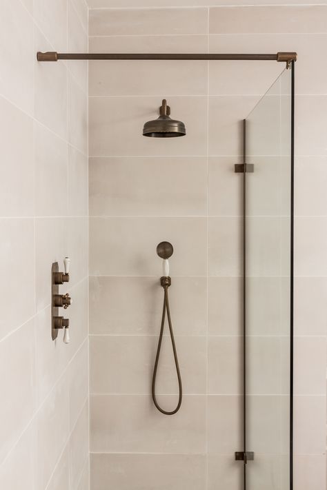 City Bronze Shower From Rutland London Antique Bronze Shower Fixtures, Brushed Bronze Shower Fixtures, Bathroom Fittings Hardware, Brass Fittings Bathroom, Bathroom With Bronze Hardware, Antique Bronze Bathroom Fixtures, Bathroom With Oil Rubbed Bronze Fixtures, Bronze Fixtures Bathroom, Oil Brushed Bronze Bathroom