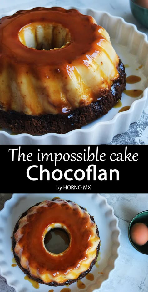 Chocoflan Easy Chocoflan Recipe Betty Crocker, Flancocho Recipe Puerto Rico, Chico Flan Recipe, Chocoflan With Box Cake, Chocoflan Recipe Mexican Video, Chocoflan Recipe Mexican, Choco Flan Cake, Choco Flan Recipe, How To Make Chocoflan