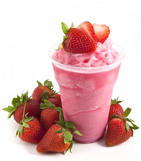 Strawberry smoothie on white background. Strawberry smoothie with fresh strawber , #Ad, #white, #smoothie, #Strawberry, #strawberrys, #fresh #ad Strawberry Health Benefits, Resep Smoothie, Strawberry Banana Smoothie, On The Go Snacks, Strawberry Smoothie, Breakfast Smoothies, Smoothie Shakes, Strawberry Banana, Banana Smoothie