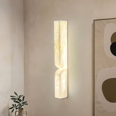 Alabaster Essence Wall Sconce Experience the timeless beauty of the, intricately carved from rich alabaster material. This light and decorative accessory features intentional internal curves, inspired by the palpable energy felt when two forms come into contact. Elevate your space with the solid stone craftsmanship. . . Find the lamp on the web: https://korewolamp.com/collections/wall-lamp-sconce/products/alabaster-essence-wall-sconce . Visit us for more： https://korewolamp.com/collections/wa... Adjustable Lighting, Entry Foyer, Light Project, Lamps Ceiling, Dimmer Switch, Light Table, Warm Light, Pendant Lamp, Wall Lamp