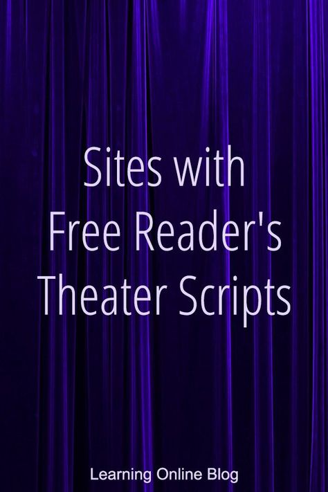 Reader Theater Scripts, Readers Theater Scripts Middle School, Readers Theater 3rd Grade, Free Readers Theater Scripts, Theater Classroom, Play Scripts For Kids, Speech Team, Theater Teacher, Drama Classroom