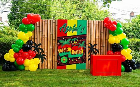 Reggae Theme Party Decoration, Rasta Theme Party Ideas, Jamaican Themed Wedding, Reggae Party Ideas Decoration, Bob Marley Themed Party Ideas, Dancehall Party Decor, Reggae Themed Party Ideas, Bob Marley Party Ideas, Jamaica Theme Party Ideas